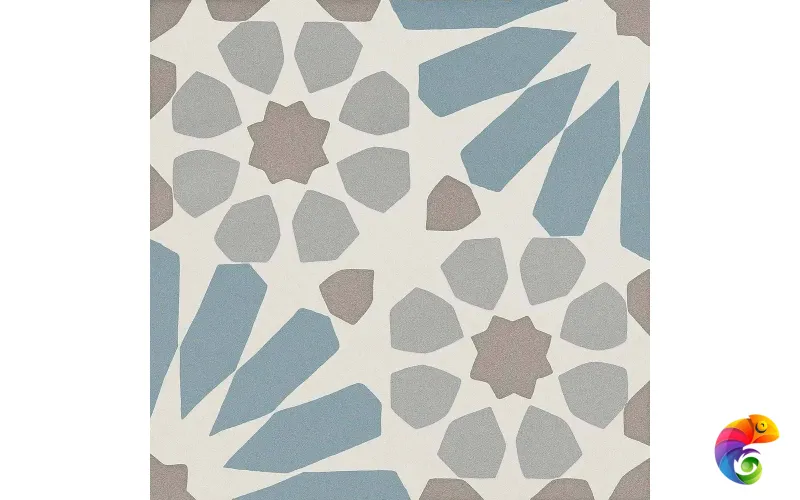 DECO ANTHOLOGY LIGHT BLUE 20x20 ELIOS CERAMICA