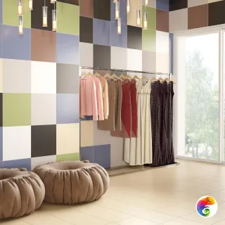 Моноколор 40х40 Шахты