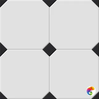 Betera Black-White 58x58 R