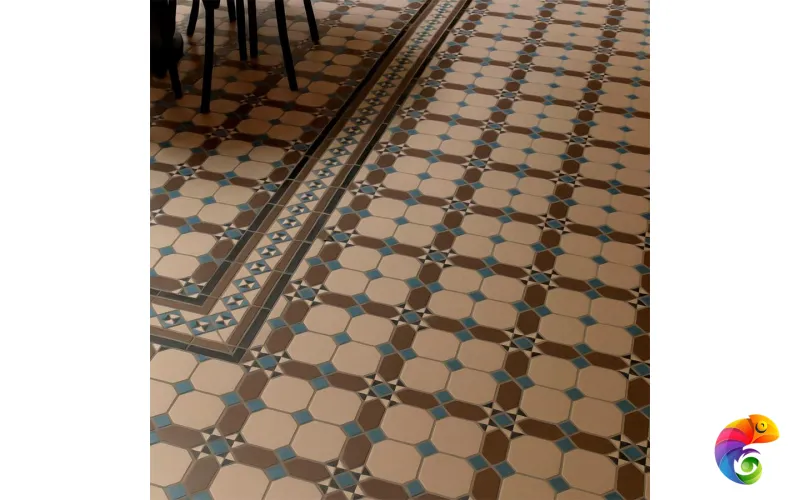 Гранит керамический PARIS Stand.(Oct.01, Dot 11, Loz.29, Tr.1/4 14+16) 24,7х24,7 см PARIS OCT01/11/14/20