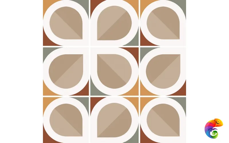 Equipe Bauhome Керамогранит Blatt Warm 20x20 натуральный 27691 КА-00044504