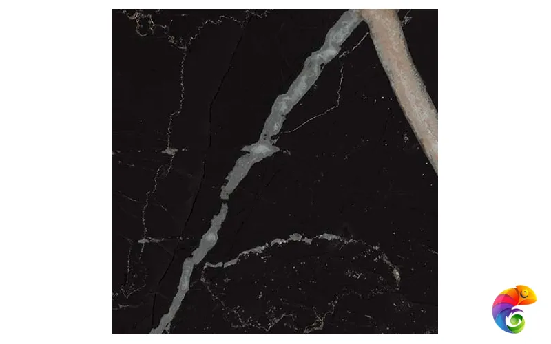 Плитка Эмпаир Калак.Блэк Вставка Лап 7,2x7,2 (0,098 кв.м.)
