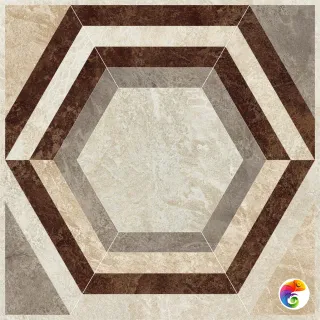 Плитка Форс Вставка Тач 60x60 Лап Рет (1,080кв.м.)