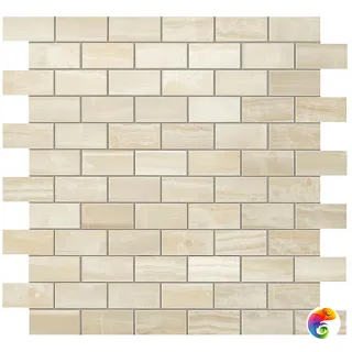 Плитка Супернова Оникс Айвори Шиффон Брик Мозаика 30,5x30,5 (0,465кв.м.)