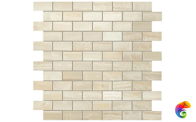 Плитка Супернова Оникс Айвори Шиффон Брик Мозаика 30,5x30,5 (0,465кв.м.)