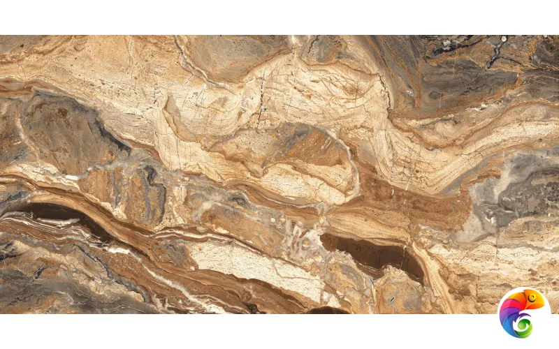 Плитка Artceramic Moris Brown 60x120 High Gloss (1,44 кв.м.)