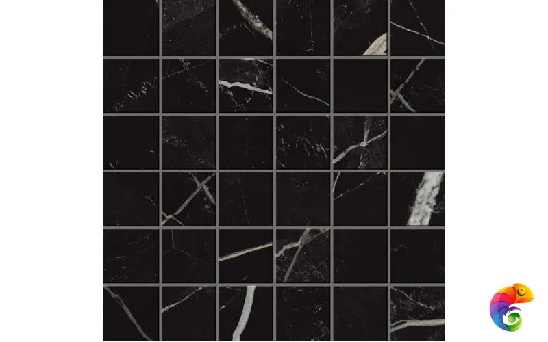 Плитка Эмпаир Калакатта Блэк Мозаика шлиф 30x30 (0,99 кв.м.)
