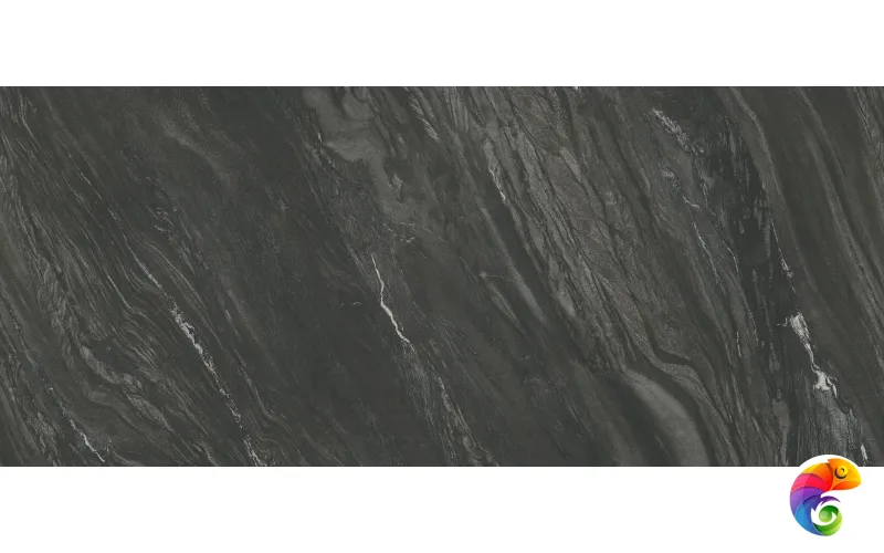 Плитка Marvel Diva Black Tempest 120x278 - 6mm Silk (3,336 кв.м.)