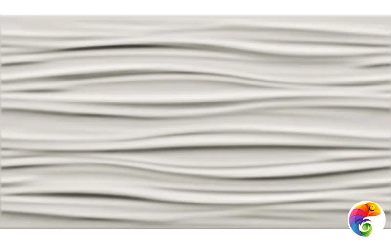 Плитка 3Д Вайт Курви 30,5x56 Матт (1,366 кв.м.)