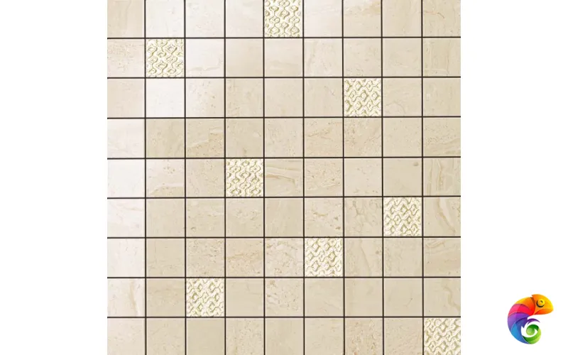 Плитка Супрема Айвори Мозайка 30x30 (0,900 кв.м.)