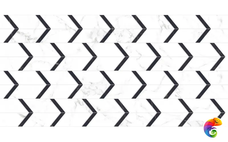 Плитка Artceramic Marshy White Decore 2 60x120 Glossy (1,44 кв.м.)