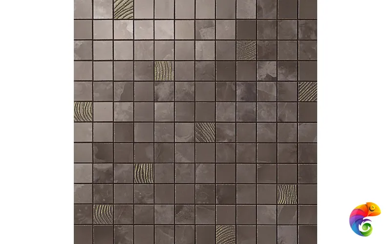 Плитка Супернова Оникс Блэк Агате Мозаика 30,5x30,5 (0,930 кв.м.)