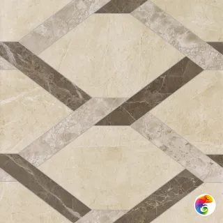 Плитка Супернова Стоун Гексагон Вакс 60x60 Рет (1,080 кв.м.)