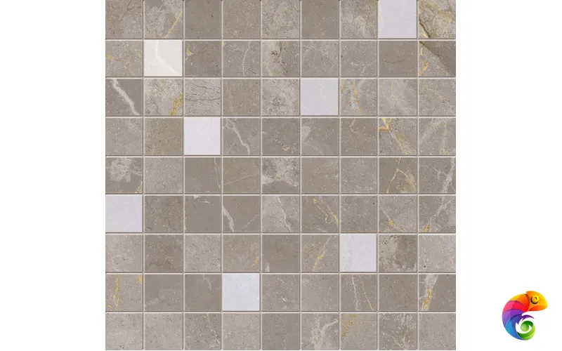 Плитка Аллюр Грей Бьюти Мозаика 31,5x31,5 (0,590 кв.м.)