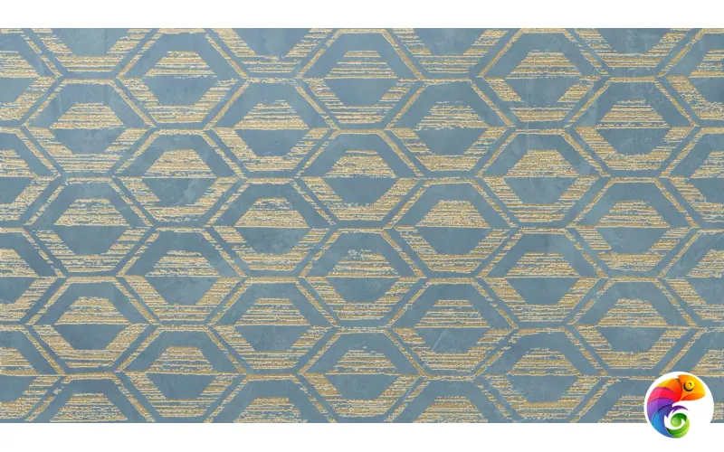 Плитка Тезис Паттерн Лайт Блю 30,5x56 Рет (0,683 кв.м.)