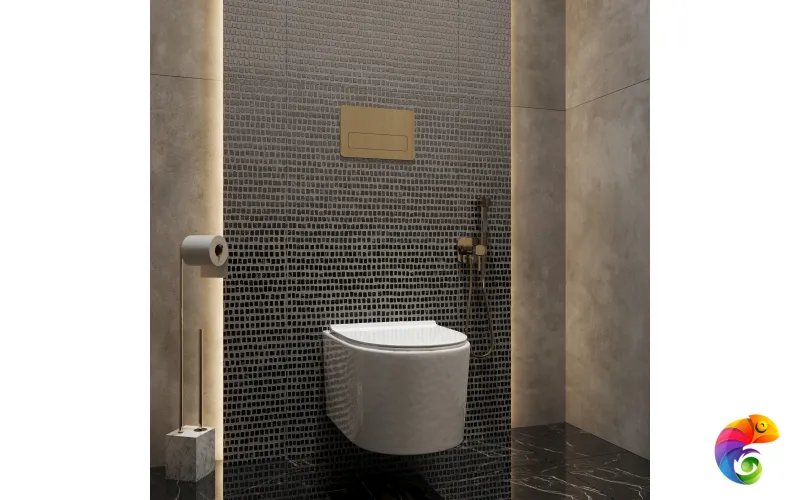 BIERZO BISAZZA BLACK GLUE ART 1200x600 GL1001-A