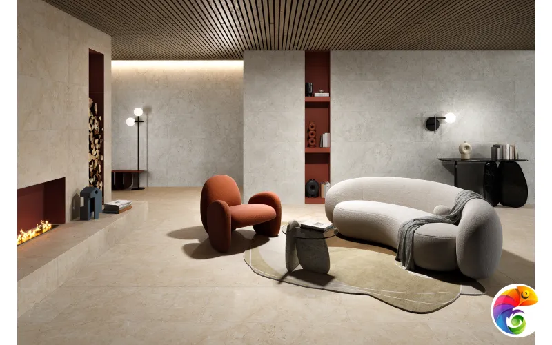 Керамогранит Palermo Beige 9 mm MATT GLR 120x60 Marble Artcer