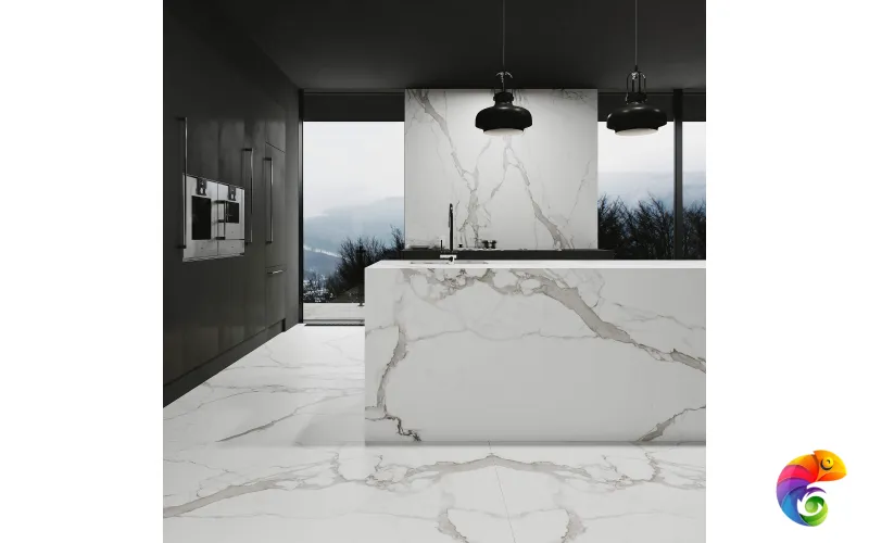 Керамогранит Statuario Natural POLI 180x120 1XL Artcer