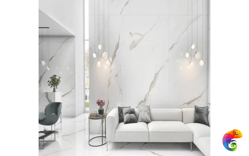 Керамогранит Vena Fine Statuario 9 mm POLI 120x60 Marble Artcer