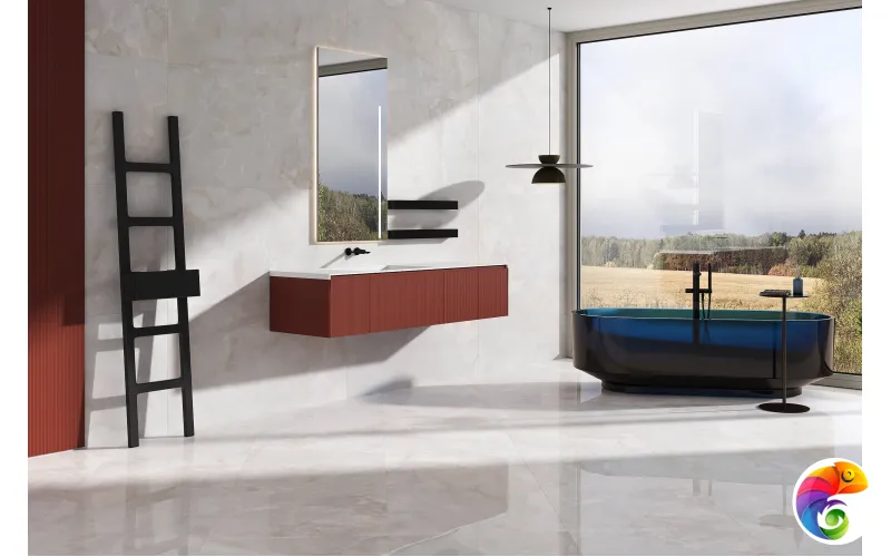 Керамогранит White 9 mm POLI 120x60 Onix Artcer