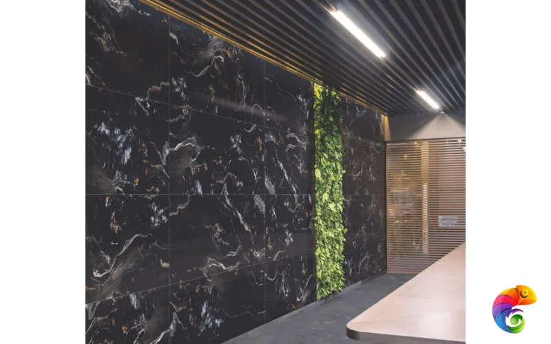 Керамогранит Wren Black 9 mm POLI 120x60 Eco Artcer