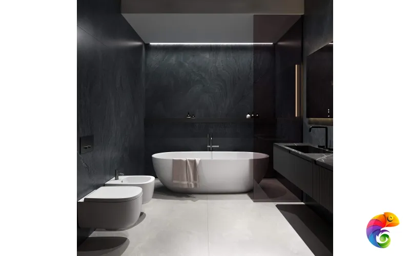 Керамогранит Georgia Black MATT 180x120 1XL Artcer