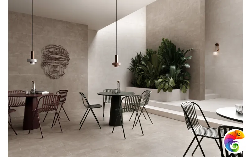 Керамогранит Cementum Taupe 9 mm MATT 120x60 Cement Artcer