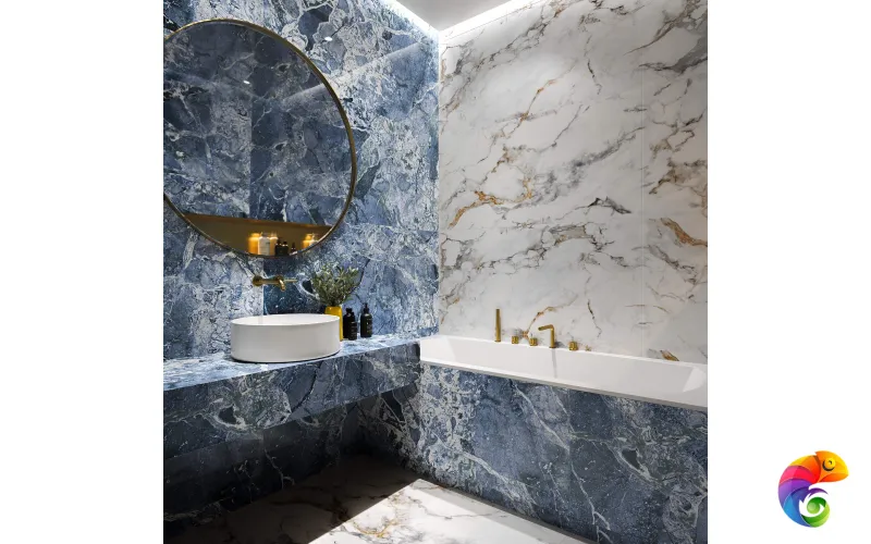 Керамогранит Acadia Blue POLI 120x60 Exclusive Marble Artcer