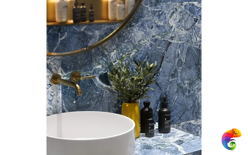 Керамогранит Acadia Blue POLI 120x60 Exclusive Marble Artcer