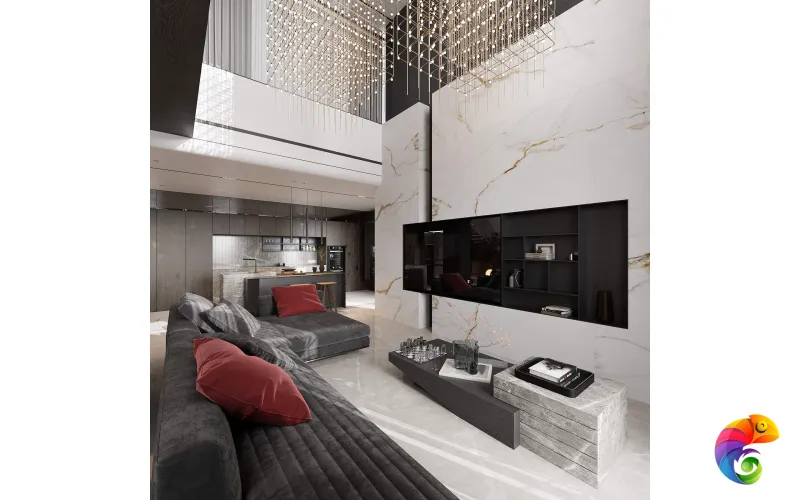 Керамогранит Apollo White POLI 180x120 1XL Artcer