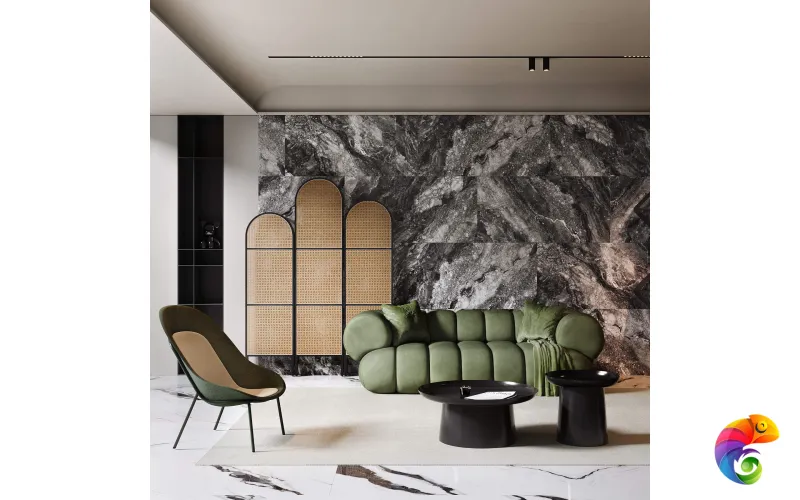 Керамогранит Merci Grey 9 mm POLI 120x60 Marble Artcer