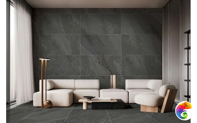 Керамогранит Calcare Nero MATT 120x60 Stone Artcer