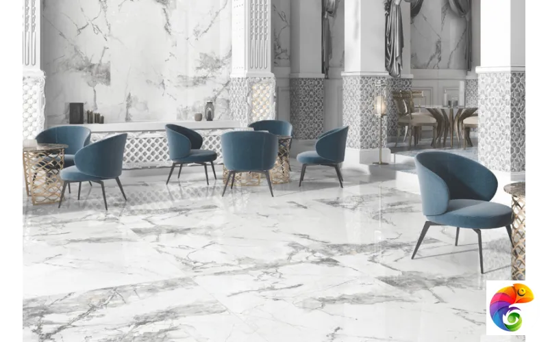 Керамогранит Ardesia Grey 9 mm POLI 120x60 Marble Artcer