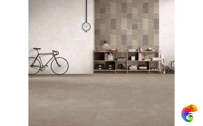 Керамогранит Cementum Beige 9 mm MATT 120x60 Cement Artcer