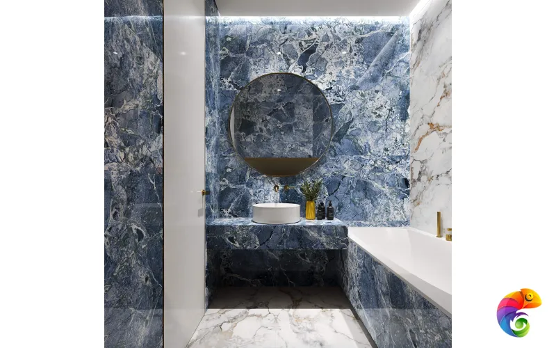 Керамогранит Crystallo White 9 mm CARV 120x60 Marble Artcer