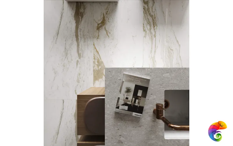 Керамогранит Alaska Bianco 9 mm POLI 120x60 Eco Artcer