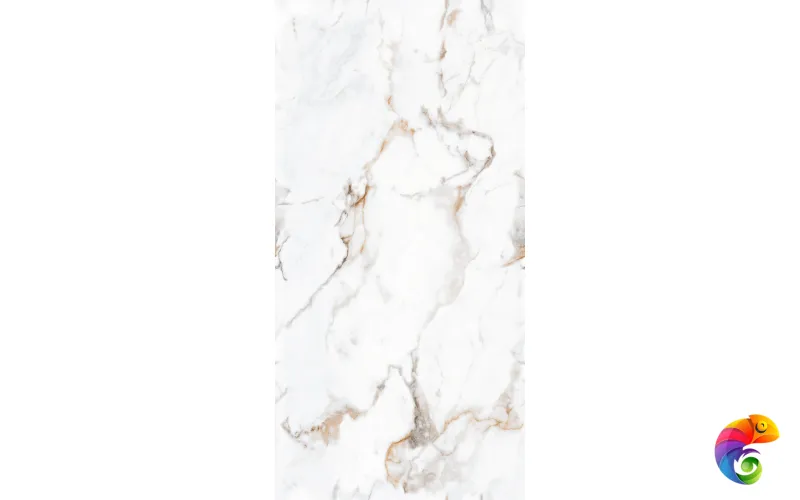 Керамогранит Crystallo White 9 mm CARV 120x60 Marble Artcer