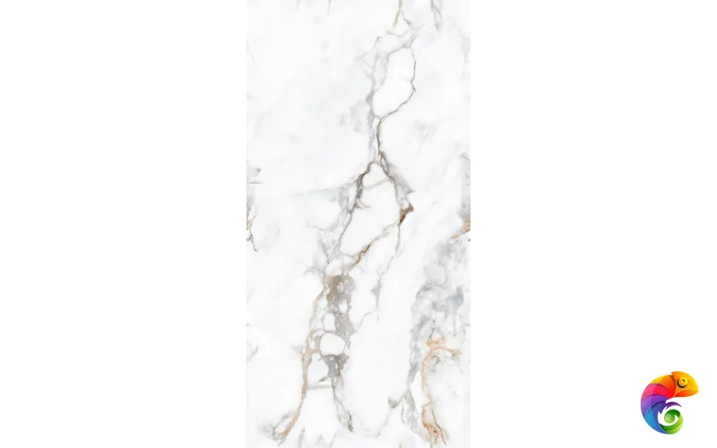 Керамогранит Crystallo White 9 mm CARV 120x60 Marble Artcer
