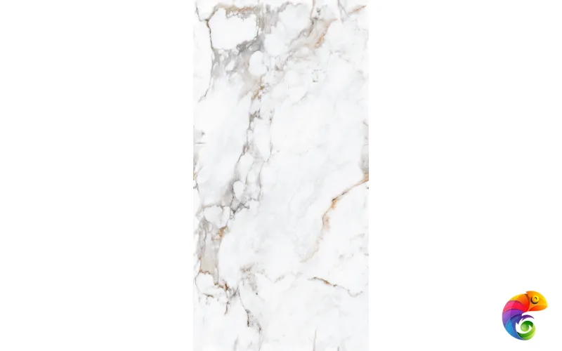 Керамогранит Crystallo White 9 mm CARV 120x60 Marble Artcer