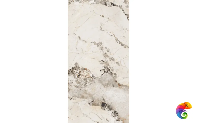 Керамогранит Pandora White 9 mm POLI 120x60 Marble Artcer