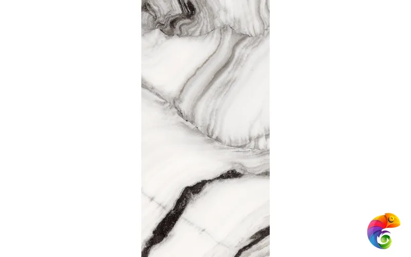 Керамогранит Bianco Lasa 6.5 mm POLI 120x60 Marble Artcer