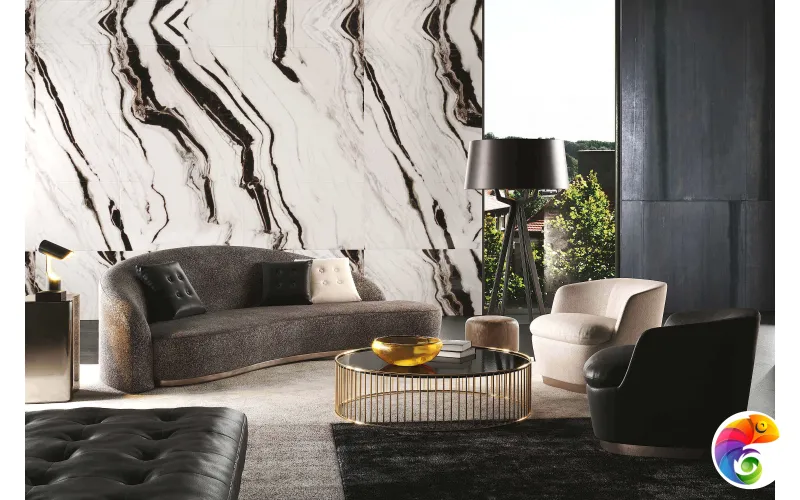 Керамогранит Bianco Lasa 6.5 mm POLI 120x60 Marble Artcer