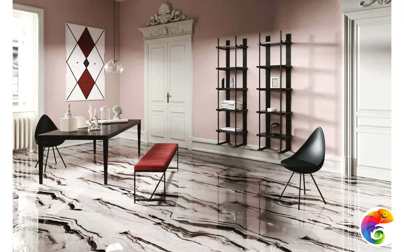 Керамогранит Bianco Lasa 6.5 mm POLI 120x60 Marble Artcer