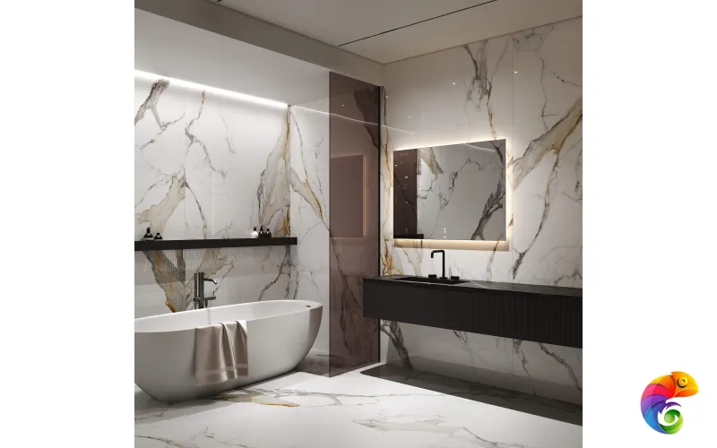 Керамогранит Calacatta Belisimo POLI 180x120 1XL Artcer