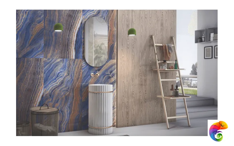 Керамогранит Clinker Blue POLI 120x60 Exclusive Marble Artcer