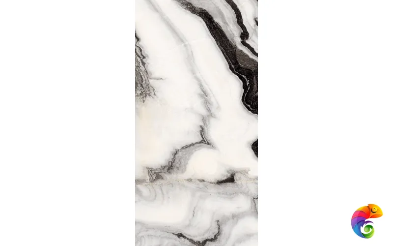 Керамогранит Bianco Lasa 9 mm POLI 120x60 Marble Artcer