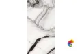 Керамогранит Bianco Lasa 9 mm POLI 120x60 Marble Artcer