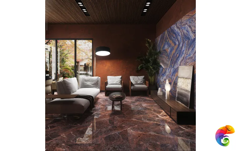 Керамогранит Espanol Red POLI 120x60 Exclusive Marble Artcer