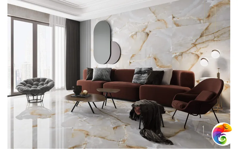 Керамогранит Persian Natural 9 mm POLI 120x60 Onix Artcer