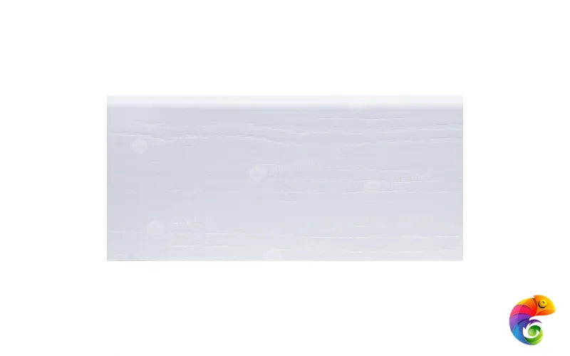 Напольный Плинтус Rico Concept 80 Белый с тиснением